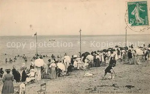 Villers sur Mer La Plage et lheure des Bains Villers sur Mer