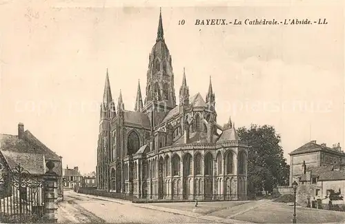 Bayeux La Cathedrale l Abside Bayeux