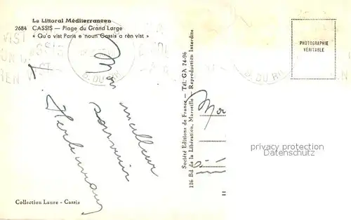 Cassis Plage du Grand Large Cassis