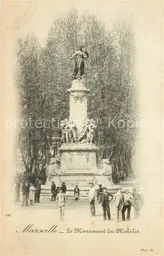 Marseille_Bouches du Rhone Le Monument des Mobiles Marseille