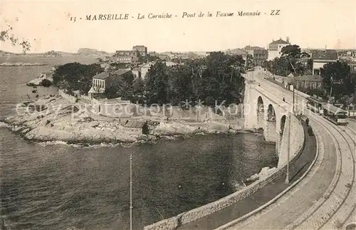 Marseille_Bouches du Rhone La Corniche Pont de la Fausse Monnaie Marseille