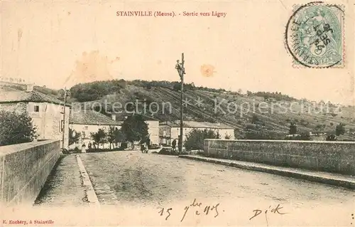 AK / Ansichtskarte Stainville Sortie vers Ligny Stainville