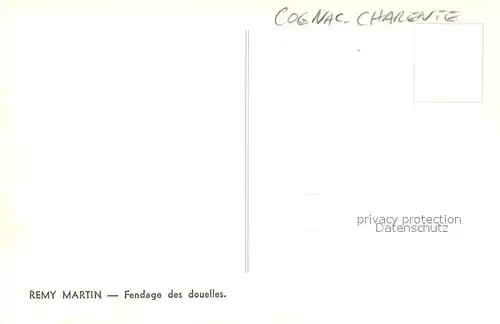 AK / Ansichtskarte Cognac_Charente Remy Martin Fendage des Douelles 