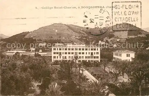 AK / Ansichtskarte Bordighera College Saint Charles  Bordighera