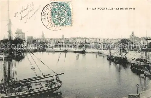AK / Ansichtskarte La_Rochelle_Charente Maritime Bassin Neuf  La_Rochelle