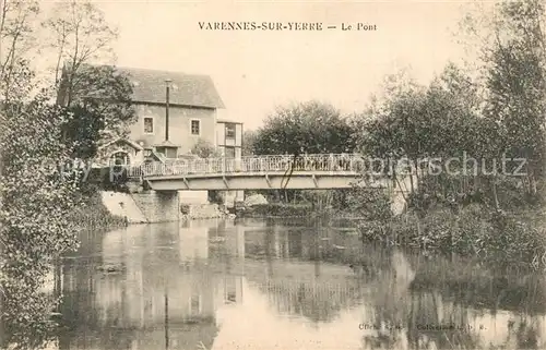 AK / Ansichtskarte Varennes Jarcy Pont Varennes Jarcy