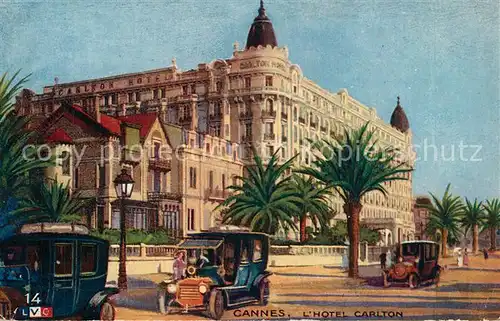 AK / Ansichtskarte Cannes_Alpes Maritimes Hotel Carlton  Cannes Alpes Maritimes