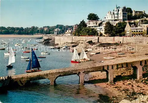 AK / Ansichtskarte Dinard_Ille_et_Vilaine_Bretagne La cale des Vedettes Vertes Promenade du Clair de Lune Dinard_Ille