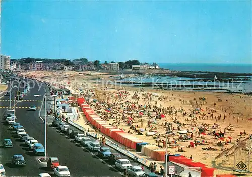 AK / Ansichtskarte Pornichet La plage et Boulevard des Oceanides Pornichet