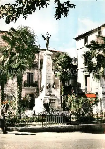 AK / Ansichtskarte Gignac_Herault Place du Monument aux Morts Gignac Herault