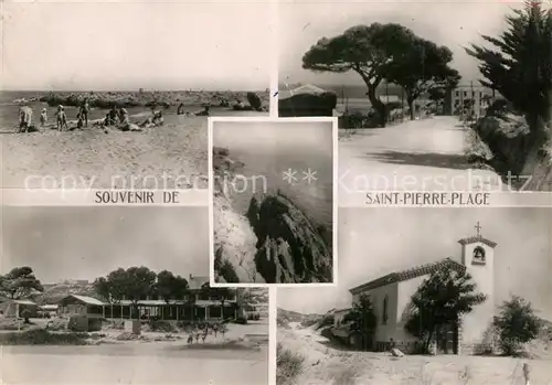 AK / Ansichtskarte Saint_Pierre_Plage Plage Entree du village Hotel Chapelle Cote 