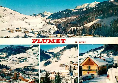 AK / Ansichtskarte Flumet Panorama Station de Sports d hiver Alpes Flumet