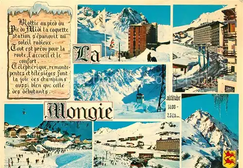 AK / Ansichtskarte La_Mongie Station de Sports d hiver Alpes La_Mongie