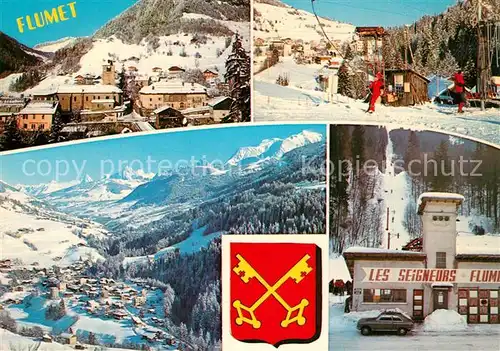 AK / Ansichtskarte Flumet Panorama Val d Arly Alpes Station de Sports d hiver Flumet