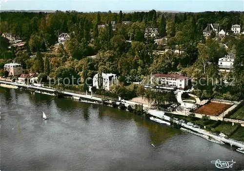 AK / Ansichtskarte Samois sur Seine Quai Franklin Roosevelt vue aerienne Samois sur Seine