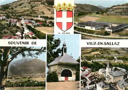 AK / Ansichtskarte Viuz en Sallaz Vues panoramiques le Mole Alpes Chapelle Eglise Viuz en Sallaz