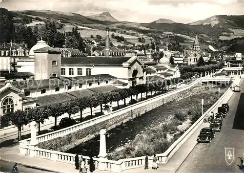AK / Ansichtskarte La_Bourboule Etablissement Thermal et la Dordogne La_Bourboule