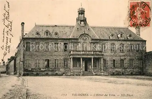 AK / Ansichtskarte Valognes Hotel de Ville Valognes