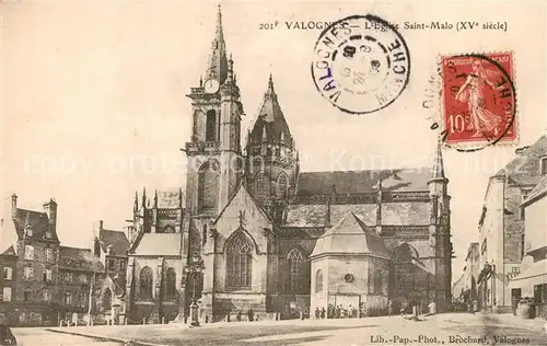 AK / Ansichtskarte Valognes Eglise Saint Malo Valognes