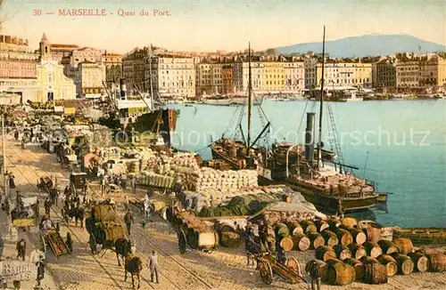 AK / Ansichtskarte Marseille_Bouches du Rhone Quai du Port Marseille