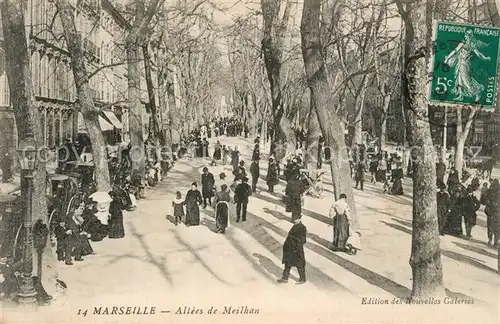 AK / Ansichtskarte Marseille_Bouches du Rhone Allees de Meilhan Marseille