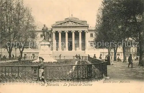 AK / Ansichtskarte Marseille_Bouches du Rhone Le Palais de Justice Marseille