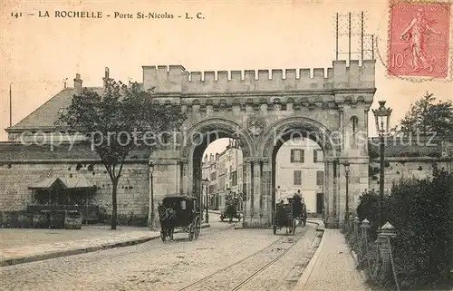 AK / Ansichtskarte La_Rochelle_Charente Maritime Porte St Nicolas La_Rochelle
