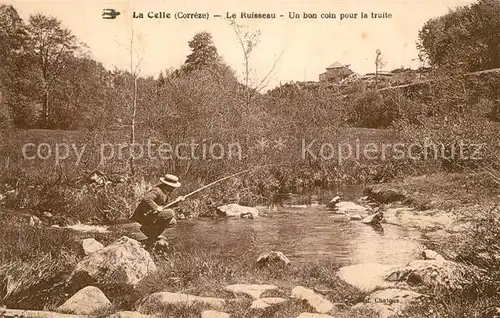 AK / Ansichtskarte La_Celle_Correze Le Ruisseau Un bon coin pour la truite La_Celle_Correze