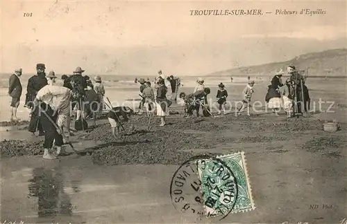 AK / Ansichtskarte Trouville sur Mer Pecheurs d Equilles Trouville sur Mer