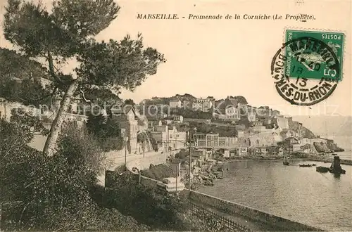 AK / Ansichtskarte Marseille_Bouches du Rhone Promenade de la Corniche Marseille