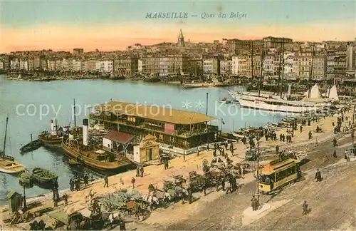 AK / Ansichtskarte Marseille_Bouches du Rhone Quai des Belges Marseille