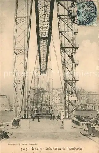 AK / Ansichtskarte Marseille_Bouches du Rhone Embarcadere du Transbordeur Marseille