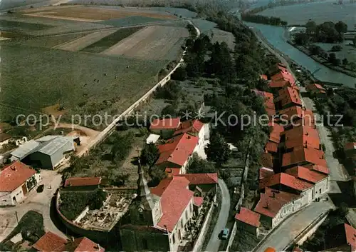 AK / Ansichtskarte Vilosnes Haraumont Eglise et la Grande Rue Vue aerienne Vilosnes Haraumont