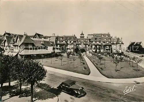 AK / Ansichtskarte Deauville Hotel Normandy facade sur les Jardins Deauville