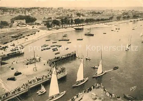 AK / Ansichtskarte Ouistreham Vue aerienne sur lAvant Port Ouistreham