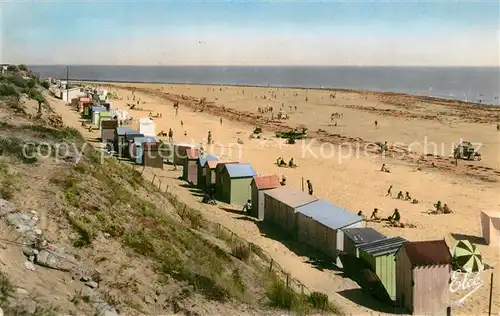 AK / Ansichtskarte La_Couarde sur Mer La plage vers le bois La_Couarde sur Mer