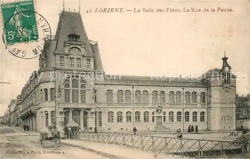 AK / Ansichtskarte Lorient_Morbihan_Bretagne Salle des Fetes Rue de la Patrie Lorient_Morbihan_Bretagne