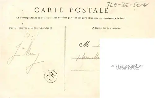 AK / Ansichtskarte Ile de Sein Le Sphinx Rocher Ile de Sein