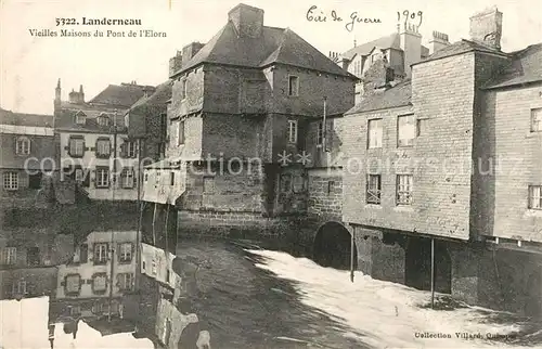 AK / Ansichtskarte Landerneau Veilles maisons du Pont de l Elorn Landerneau