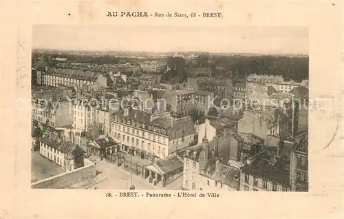 AK / Ansichtskarte Brest_Finistere Hotel de Ville Brest_Finistere