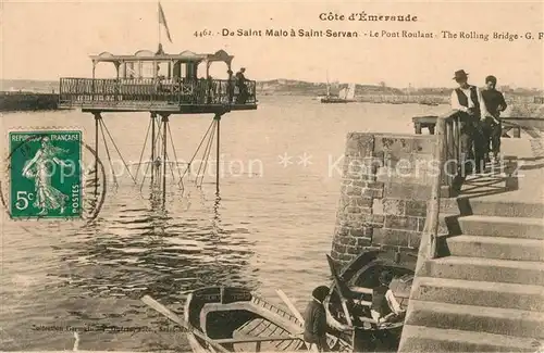 AK / Ansichtskarte Saint Malo_Ille et Vilaine_Bretagne Pont Roulant Cote d Emeraude Saint Malo_Ille et Vilaine