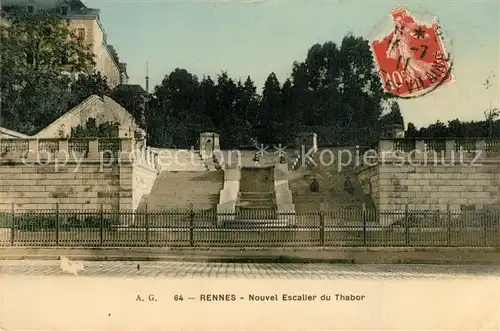 AK / Ansichtskarte Rennes_Ille et Vilaine Nouvel Escalier du Thabor 