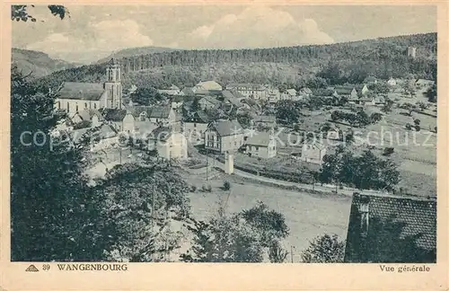 AK / Ansichtskarte Wangenbourg Engenthal Vue generale Wangenbourg Engenthal