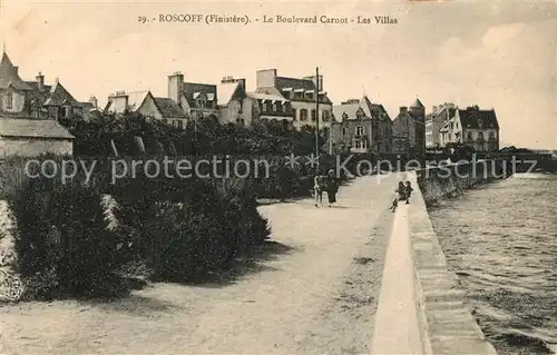AK / Ansichtskarte Roscoff Boulevard Carnot les villas Roscoff