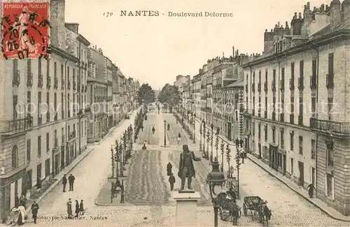 AK / Ansichtskarte Nantes_Loire_Atlantique Boulevard Delorme Nantes_Loire_Atlantique