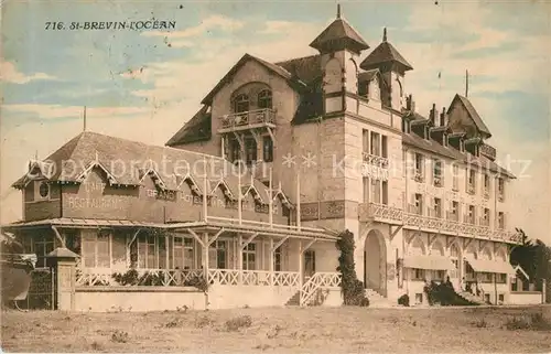 AK / Ansichtskarte Saint Brevin l_Ocean_Loire_Atlantique Cafe Restaurant Saint Brevin l_Ocean