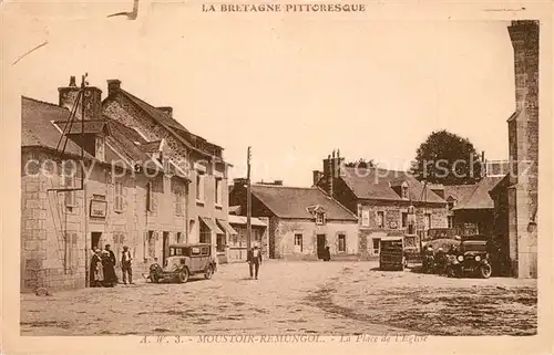 AK / Ansichtskarte Moustoir Remungol La Place de l Eglise Moustoir Remungol