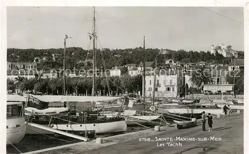 AK / Ansichtskarte Sainte_Maxime_sur_Mer_Var Les Yachts Sainte_Maxime_sur_Mer_Var