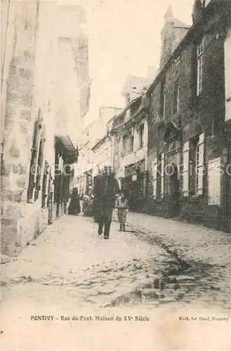 AK / Ansichtskarte Pontivy Rue du Pont Pontivy