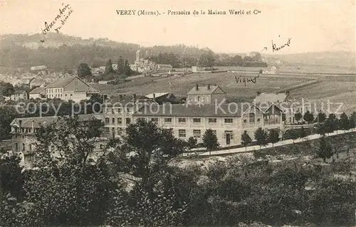 AK / Ansichtskarte Verzy Pressoirs de la Maison Werle  Verzy